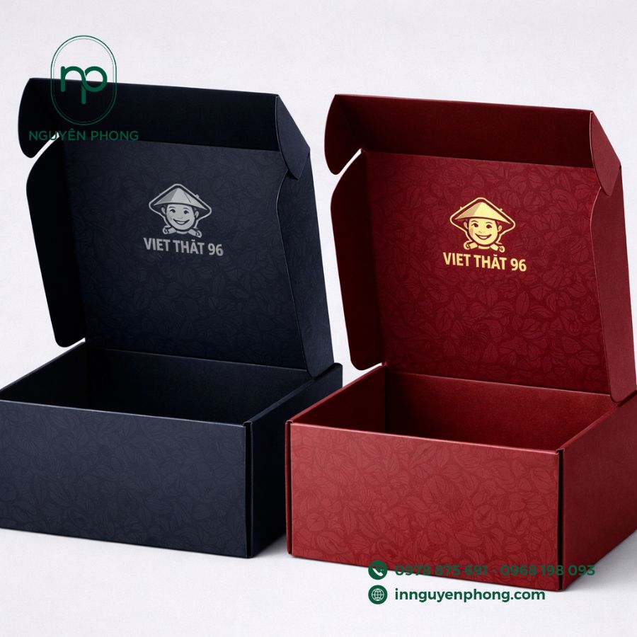 In hộp giấy nắp gài tại TPHCM